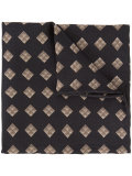 geometric print scarf