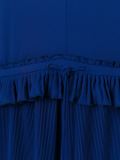 pleated maxi dress