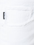 frayed hem denim shorts