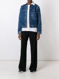 fringed velured cropped jacket