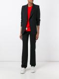 peaked lapel blazer