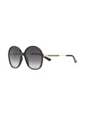 oversize round frame sunglasses