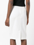 plain fitted skirt