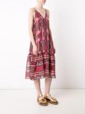 triangle bust midi dress