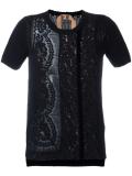 lace front knit top