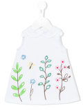 embroidered flower dress