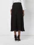 pleated midi skirt