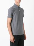 patterned polo shirt
