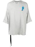 distressed printed T-shirt 