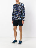 flower logo shorts 