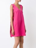 v-neck shift dress