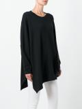 asymmetric hem sweatshirt 