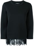 loose draped lace jumper