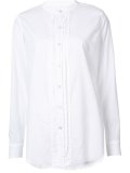 band collar shirt