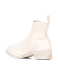 front zip ankle boots