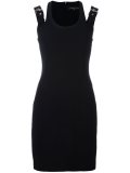 buckled strap dress