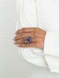 WENDY YUE DR12338 AMETHYST/EMERALD ??? Artificial->Acetate