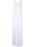 round neck lace beach dress