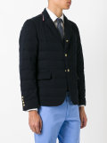 sport collar padded blazer 