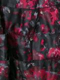 angular floral print dungarees