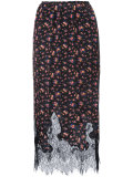 floral print skirt 