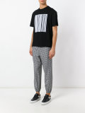barcode print T-shirt