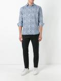 abstract print shirt
