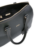 structured tote bag
