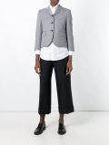 wide-leg cropped trousers
