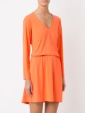 v-neck tunic dress