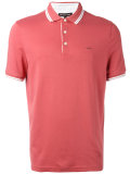 contrast-hem polo top