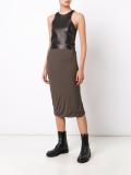 draped long skirt
