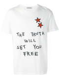 'the truth' print T-shirt