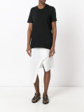 raw edge T-shirt 