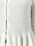 zipped peplum jumper 