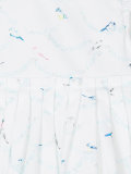 bird print dress