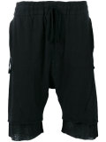 decoup jogger shorts