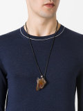 feather pendant necklace