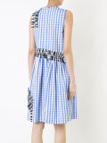 checked print dress