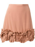 frill trim skirt