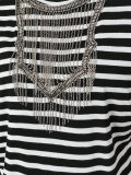 embellished striped T-shirt 