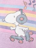 Snoopy and Woodstock滑轮印花T恤