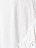 embroidered cropped blouse