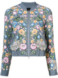 floral bomber jacket