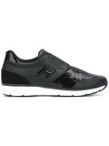 sequin slip-on sneakers