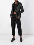 studded saddle cross body bag
