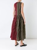 striped maxi dress