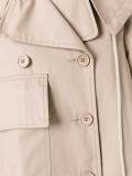 short a-line trench jacket