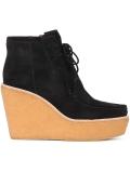 platform lace-up boots