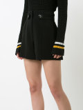 metallic-embellished shorts